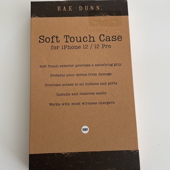 NIP 🖤 iPhone 12/12 Pro phone case 🖤 Rae Dunn - Picture 3 of 4